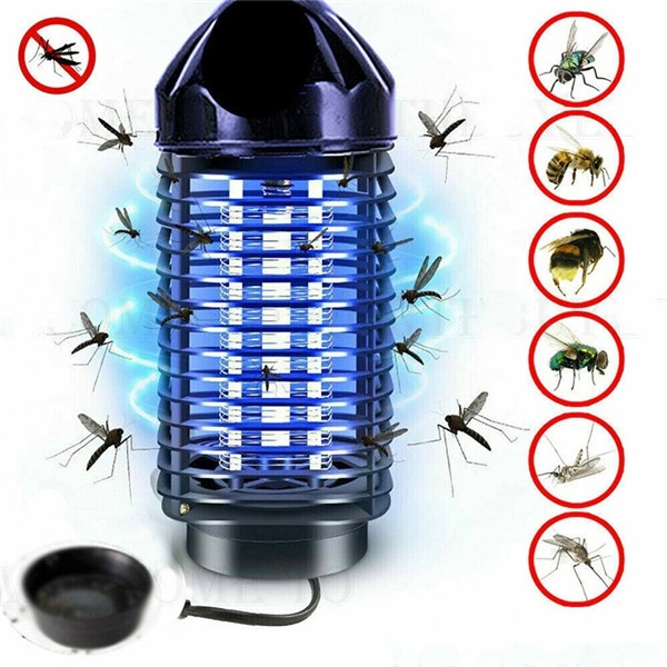 Electric UV Mosquito Killer Lamp Outdoor/Indoor Fly Bug Insect Zapper Trap EU/US 