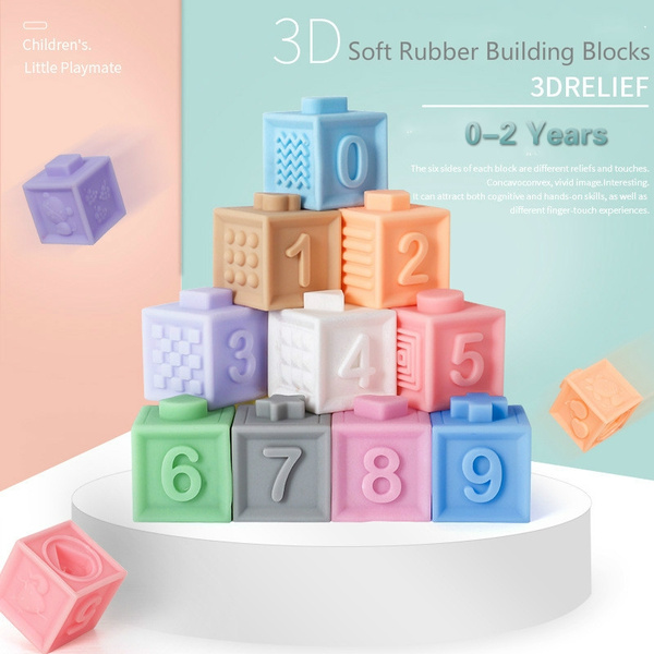 rubber blocks baby