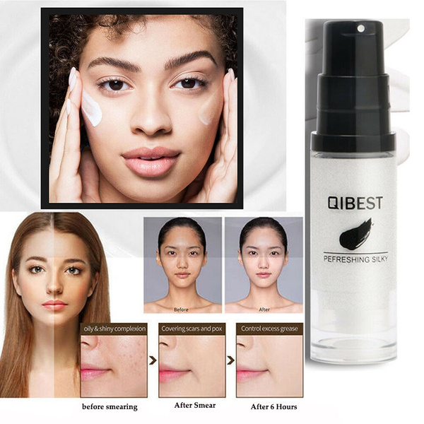 Qibest Face Makeup Liquid Foundation White Temperature Change