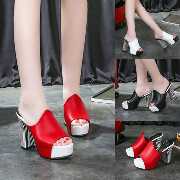 Red Bottom Shoes Women Sandal, Platform Red Bottom Sandals