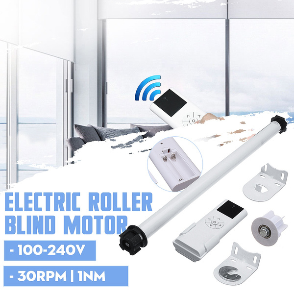 Ac 100 240v 24v Dc Diy Roller Shade Motor Electric Blind Tubular Remote Control Kit Wish - Diy Roller Shades Motorized