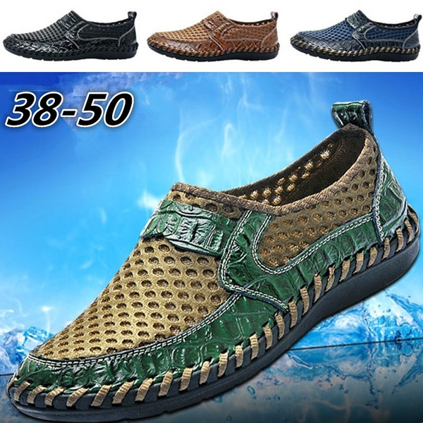 men's mesh loafers