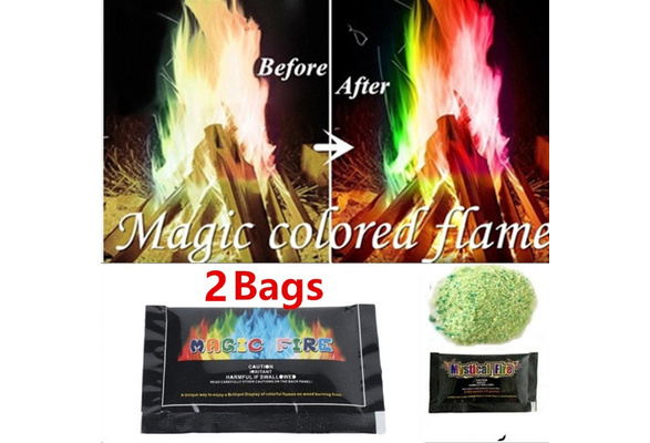hemker Multicolor Flame Powder Flame Dyeing Outdoor Bonfire Party Suppl Magic Kits /& Accessories