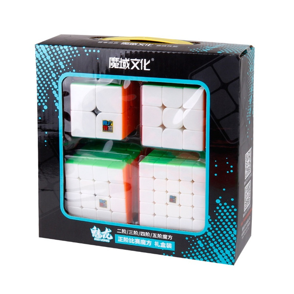 HJXD Magic Cube Set 4 Pack 2x2x2 3x3x3 4x4x4 5x5x5 Stickerless Speed Cube Pink HJXD global WJ-CUBE-SP004 HJXD Magic Cube Set 4 Pack 2x2x2 3x3x3 4x4x4 5x5x5 Stickerless Speed Cube Pink HJXD global WJ-CUBE-SP004