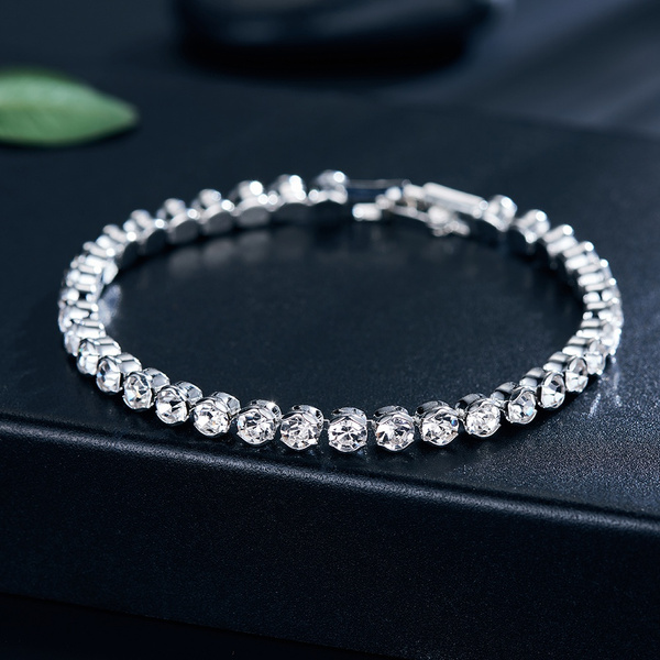 ankle diamond bracelet