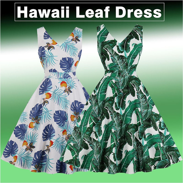 hawaiian swing dress
