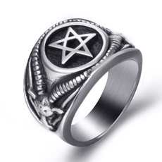 symbolring, men_rings, devils, Stainless Steel