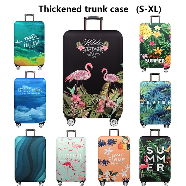 Luggage Cover Dream Catcher Wolf Dreams Of Peace Protective Travel Trunk Case Elastic Luggage Suitcase Protector Cover