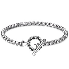 Steel, Stainless Steel, Chain, Men