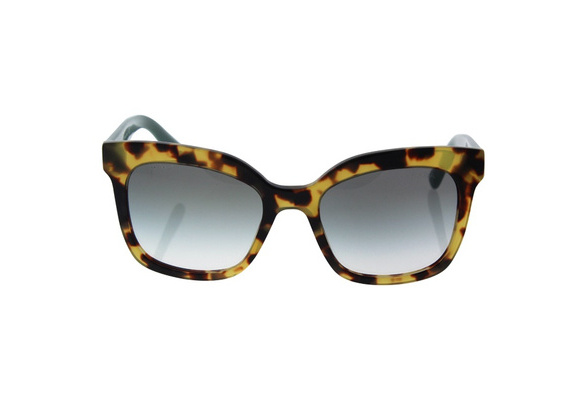 Prada SPR 24Q 7S0-1E0 Medium Havana/Green Gradient by Prada for