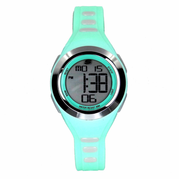 Skechers Watch SR2016 Tennyson Digital Display, Chronograph, Water