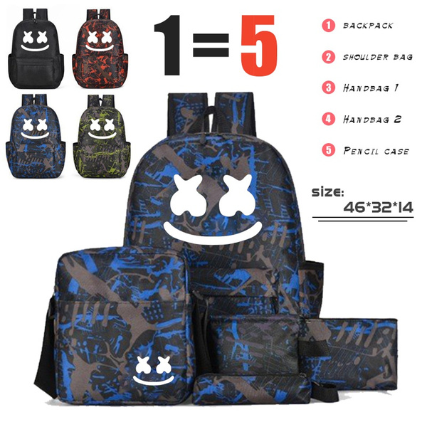 marshmello backpack set