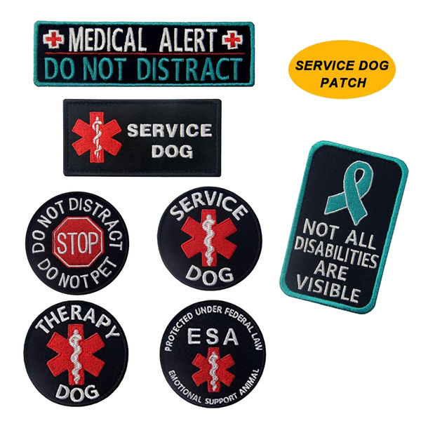 Dog Pet Patches Service Working Emotional Therapy Medical Do Not Pet For  Harness