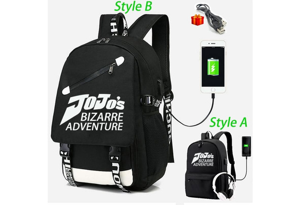 Anime JoJo/'s Bizarre Adventure Casual oxford fabric Schoolbag Messenger Bag