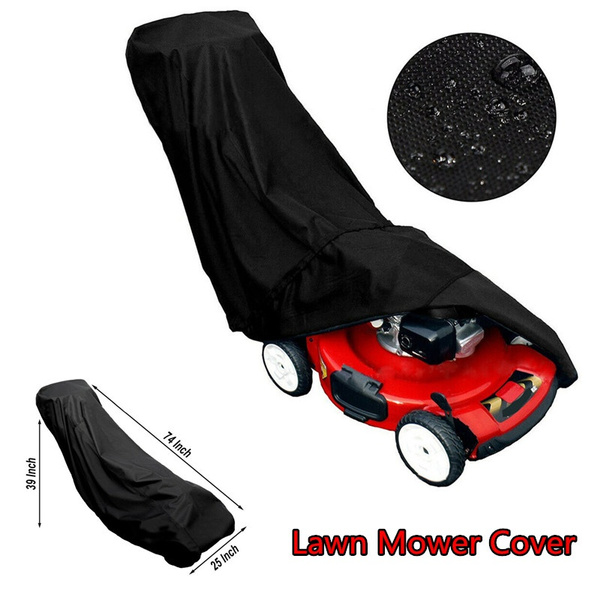 Universal Waterproof Walk Behind Lawn Mower Cover Storage Garden UV ...