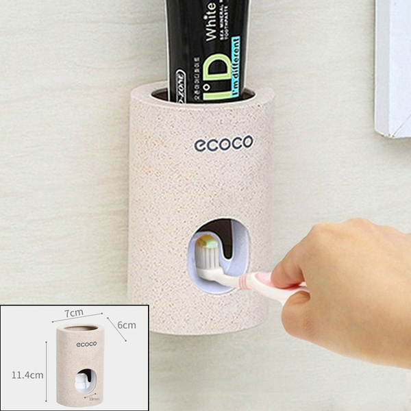New Bathroom Accessories set Automatic Toothpaste Dispenser Toothbrush Holder 
