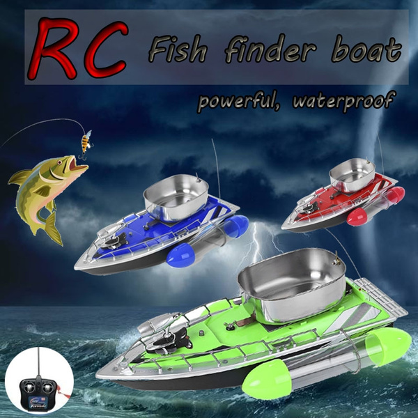 Mini RC Wireless Fishing Bait Boat Fishing Tool Smart Remote Control Boat  Fish Toy for Finding Fish