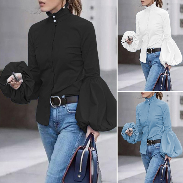 high neck blouse plus size