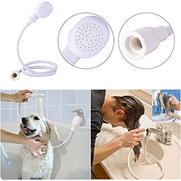 Dog bath hotsell shower head