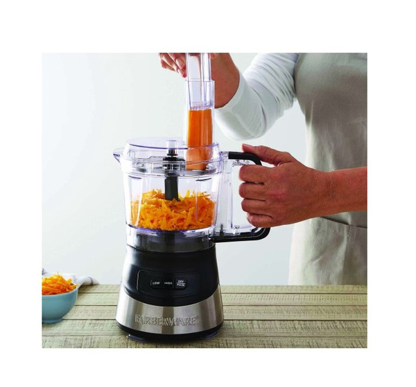 Farberware 550151 4-Cup Food Processor with Stainless steel deco