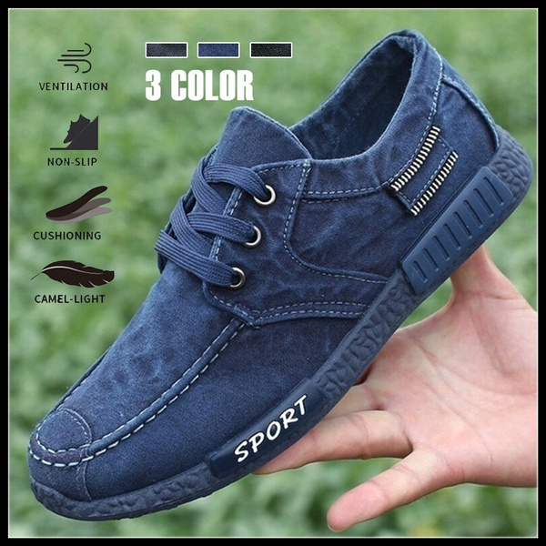 denim canvas shoes mens