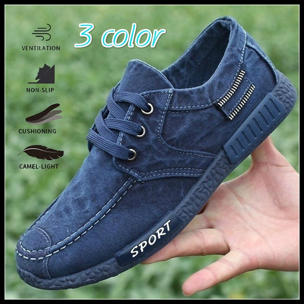 denim color shoes