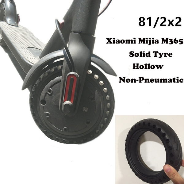 For Xiaomi Mijia M365 Scooter Skateboard Tyre Solid Hole Tires Shock Absorber