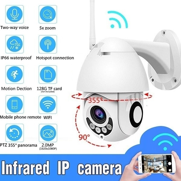 WiFi Wireless IP Camera HD CCTV Panoramic Home Night Vision System Security UK 