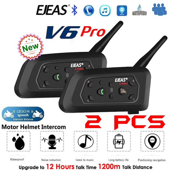 Cheap EJEAS V6 Pro Motorcycle Bluetooth Headset Helmet Intercom