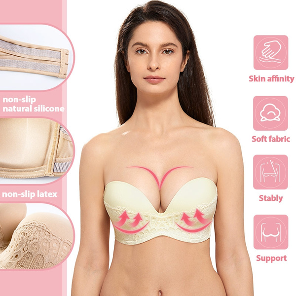 Large Size Strapless Bras, Invisible Strapless Bra