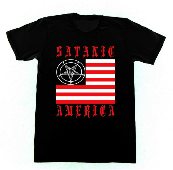 American satan t shirt sale