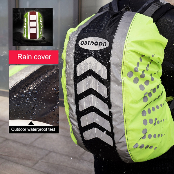 Backpack Rucksack Rain Cover Waterproof High Visibility Reflective 