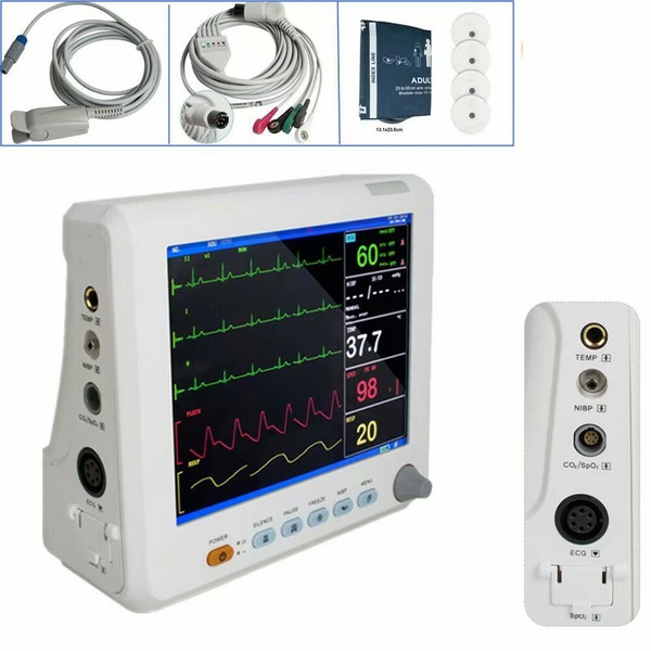 Icu Ccu Use Patient Monitor Cardiac Machine 6 Parameters 8in Hospital Monitor Wish