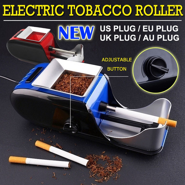 2019 New Arrival Red Blue Electric Automatic Cigarette Rolling