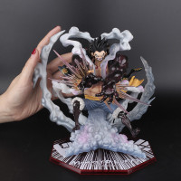 Wish Hodnoceni Zakazniku One Piece Anime Monkey D Luffy Gear 4 Leo Bazooka Ver Kolekce Akcnich Figurek Z Pvc Model Doll Toy