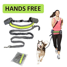 Dog Running Pet Sports Suit Reflective Traction Rope Set Running Traction Belt