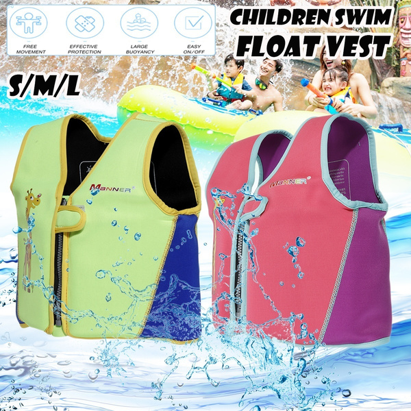 Kids Swim LifeJacket Float Vest Swimming Pool Buoyancy Aid Child WaterSport 