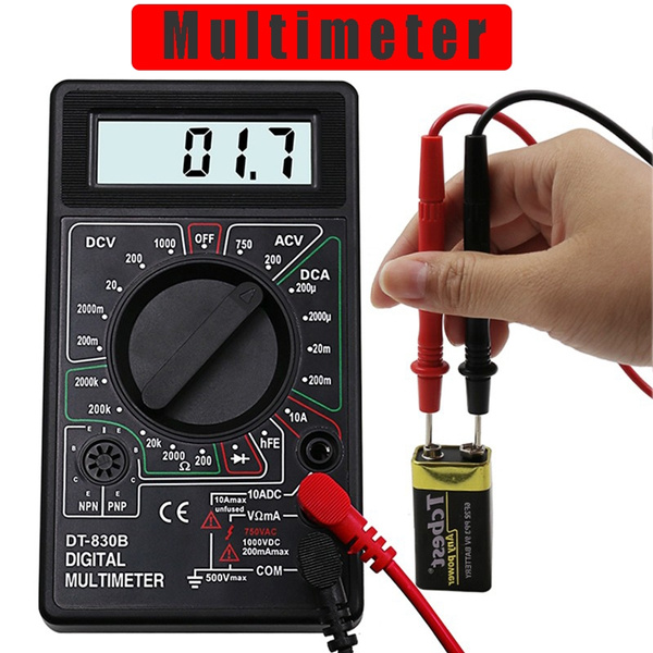 LCD Digital Multimeter Mini Multimeter Voltmeter Ammeter Ohm