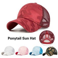 Baseball Hat, Summer, ponytailhat, Fashion