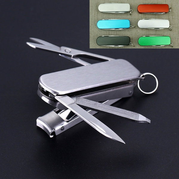Folding Nail Clippers Outdoor Camping Hiking MultiPurpose Manicure