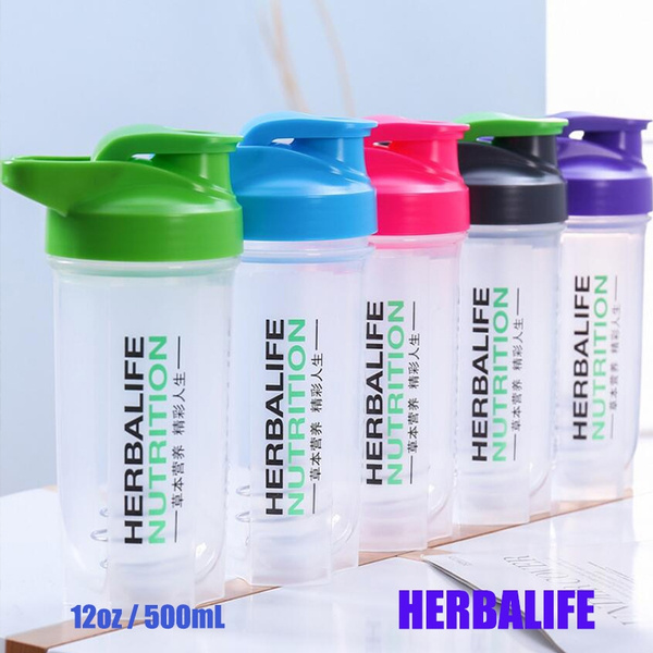 12oz 500ml Herbalife Nutrition Upgraded Shaker Bottle Protein Mixer Smart  Shake Cup + Whisk Ball