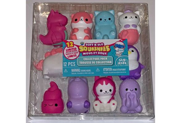 12 Limited Edition Slow Rise Squishie Soft N Slo Squishie Collectors Pack 