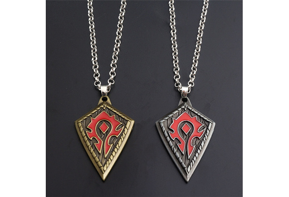 Game WOW World of Warcraft Horde Logo Necklace Metal Pendant | Wish