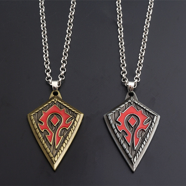 Game WOW World of Warcraft Horde Logo Necklace Metal Pendant | Wish