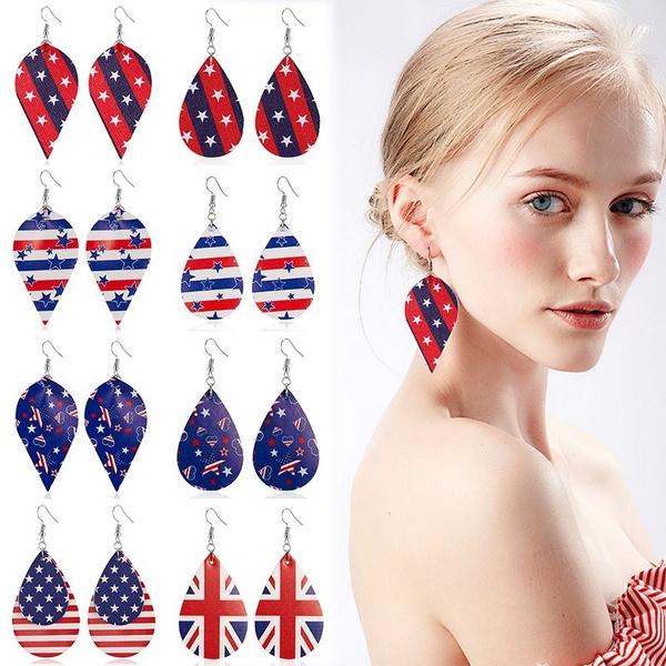 American Flag Oil Facor Alloys Tata Steel Earrings Independence Day Jewelry  Q0709 From Sihuai06, $2.86 | DHgate.Com