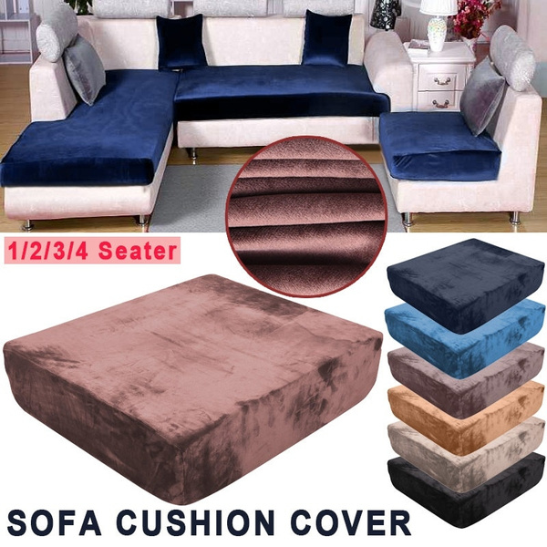 7 Colors Universal Plush Sofa Cushion, Large Sofa Seat Cushion Covers