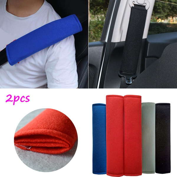 2X Car Seat Belt Pads Harness Safety Shoulder Strap BackPack Cushion Covers kids 