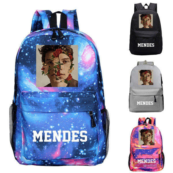 Shawn Mendes Pattern Backpack Children Boys Girls Schoolbag Cute Galaxy Backpack Cool Book Bag Teens Travel Bag Wish
