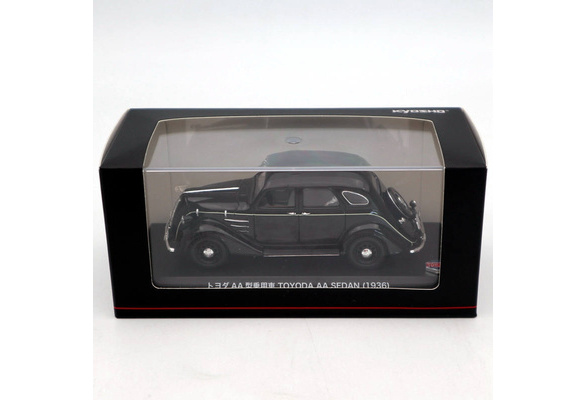 Kyosho 1/43 Toyota Toyoda AA Sedan 1936 - black Diecast Models