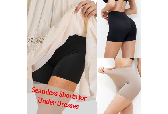 High Waist Smooth Slip Short Panties for Women Comfort Soft Stretch  Underwear Anti Chafing Shorts for Women Under Dress